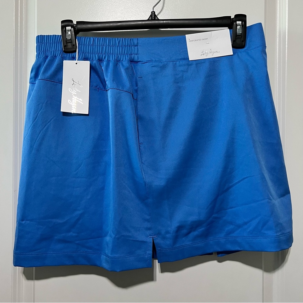 Walter Hagen Women's 16” Perforated Golf Skort, Capri Blue